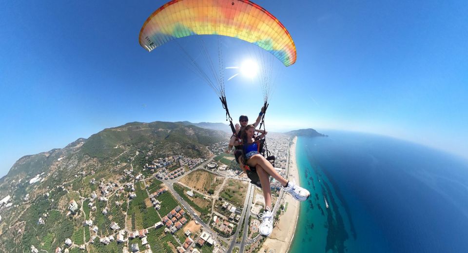 From Antalya/Alanya: Paragliding with Hotel Pickup