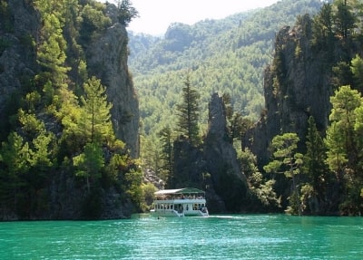 Boat Trip through Antalya`s Green Canyon